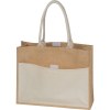 Sac à jute avec poche frontale