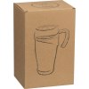Gobelet avec couvercle en acier inoxydable 0,4 l