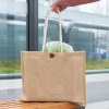 Très grand sac de jute en couleur naturelle