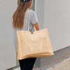 Très grand sac de jute en couleur naturelle