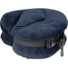 Coussin en peluche avec large bande de fermeture