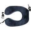 Coussin en peluche avec large bande de fermeture