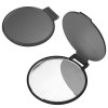 Miroir de maquillage givré