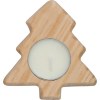 Porte-bougie à chauffe-plat en bois