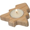 Porte-bougie à chauffe-plat en bois