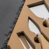 Set pour fromage avec plateau en ardoise