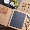 Set pour fromage avec plateau en ardoise