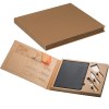 Set pour fromage avec plateau en ardoise