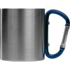 Tasse en métal avec mousqueton