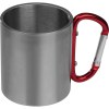 Tasse en métal avec mousqueton