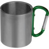 Tasse en métal avec mousqueton