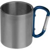 Tasse en métal avec mousqueton
