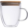 Verre à double paroi avec poignée et capacité de 350 ml