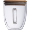 Verre à double paroi avec poignée et capacité de 350 ml
