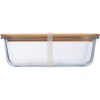 Lunchbox en verre avec couvercle en bambou