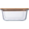 Lunchbox en verre avec couvercle en bambou