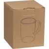 Tasse en verre avec poignée colorée