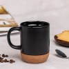 Tasse avec fond en liège