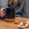 Tasse avec fond en liège