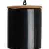Tasse en céramique avec cuillère et couvercle en bambou