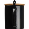 Tasse en céramique avec cuillère et couvercle en bambou