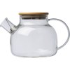 Bouteille en verre avec couvercle en bambou, 1.000 ml