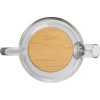 Bouteille en verre avec couvercle en bambou, 1.000 ml