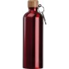 Gourde en acier inoxydable avec mousqueton, 750ml