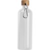 Gourde en acier inoxydable avec mousqueton, 750ml