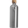 Gourde en acier inoxydable avec mousqueton, 750ml