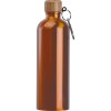 Gourde en acier inoxydable avec mousqueton, 750ml