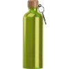Gourde en acier inoxydable avec mousqueton, 750ml
