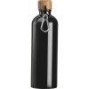Gourde en acier inoxydable avec mousqueton, 750ml