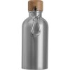 Gourde en acier inoxydable avec mousqueton, 400ml