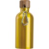 Gourde en acier inoxydable avec mousqueton, 400ml