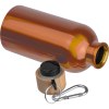 Gourde en acier inoxydable avec mousqueton, 400ml