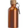 Gourde en acier inoxydable avec mousqueton, 400ml