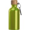 Gourde en acier inoxydable avec mousqueton, 400ml