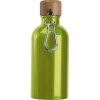 Gourde en acier inoxydable avec mousqueton, 400ml