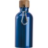 Gourde en acier inoxydable avec mousqueton, 400ml