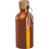 Gourde en acier inoxydable avec mousqueton, 400ml