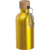 Gourde en acier inoxydable avec mousqueton, 400ml