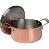 Casserole à induction avec couvercle