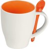 Tasse en porcelaine avec cuillère