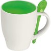 Tasse en porcelaine avec cuillère