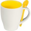 Tasse en porcelaine avec cuillère