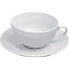 Service à thé deux en un: tasse, soucoupe et théière