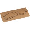 Porte-clés rectangulaire en métal