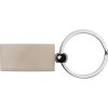 Porte-clés en métal rectangulaire
