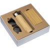 Set cadeau avec chargeur, gobelet thermos et lunettes de soleil